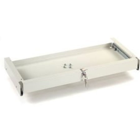 GLOBAL EQUIPMENT Locking Keyboard Drawer - Beige 706543